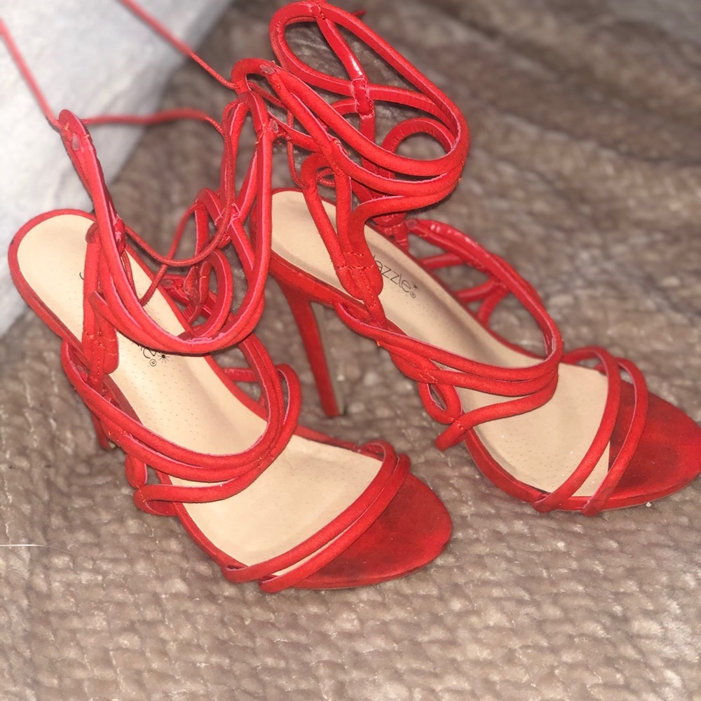 Orange heels